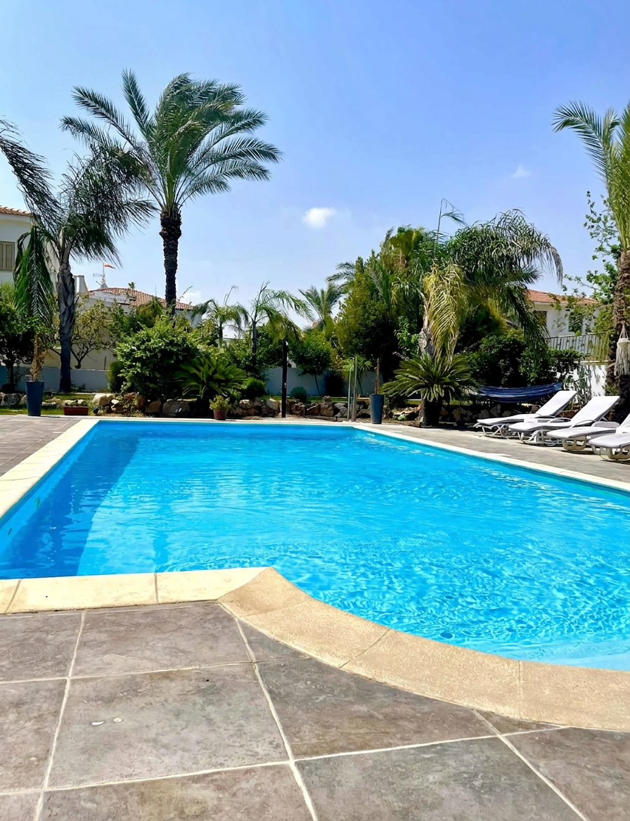 Elegant 5-Bedroom Luxury Villa with Private Pool in Oroklini, Larnaca