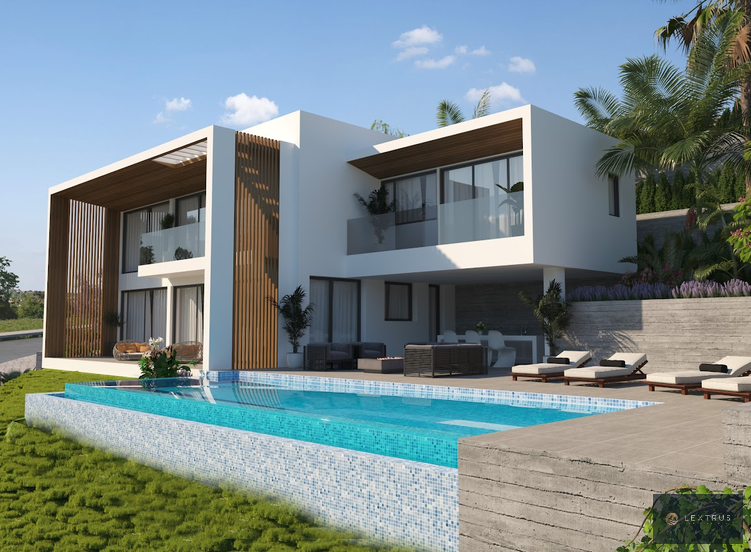 5-Bedroom Luxury Villa with Panoramic Sea Views in Paphos, Tsada