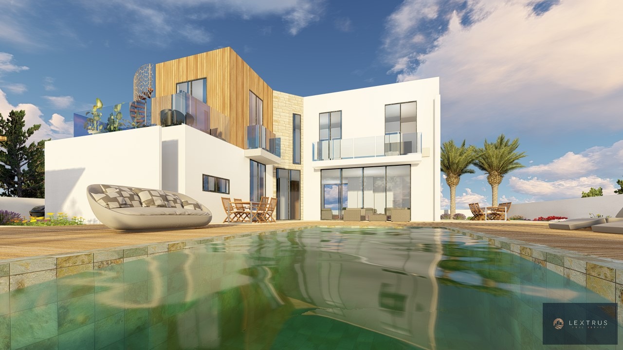 Luxury 4-Bedroom Villa with Private Pool & Sea Views – Sea Caves, Paphos