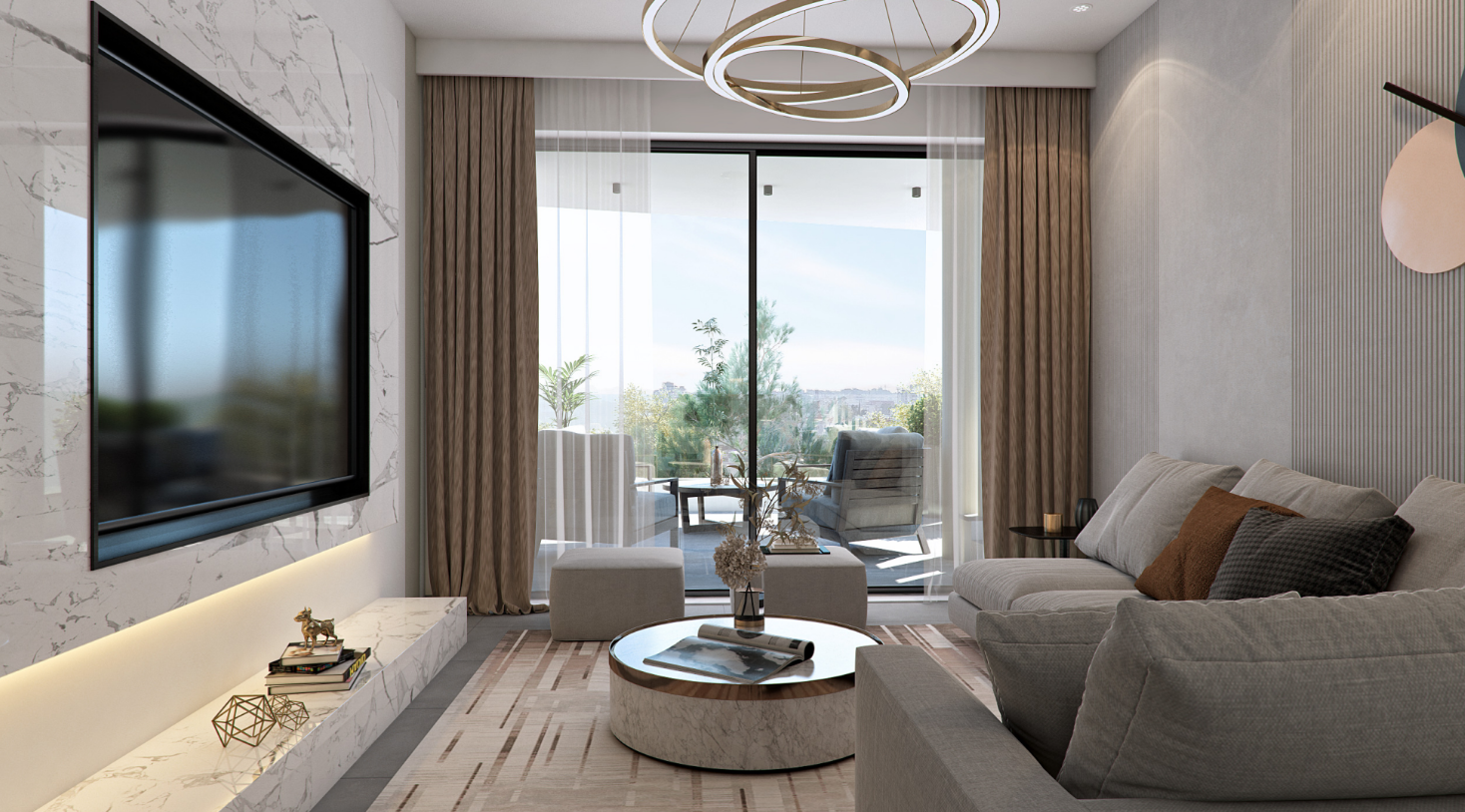 3-Bedroom Apartment – Deryneia, Famagusta