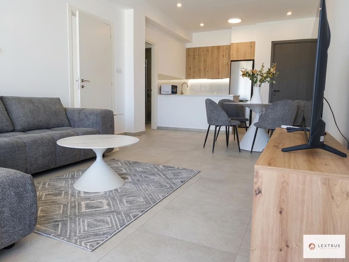 Newly Built 2-Bedroom Apartment with Pool & Sea View in Chlorakas / FIRST OCCUPANCY — property for rent in Chlorakas, Paphos, Cyprus