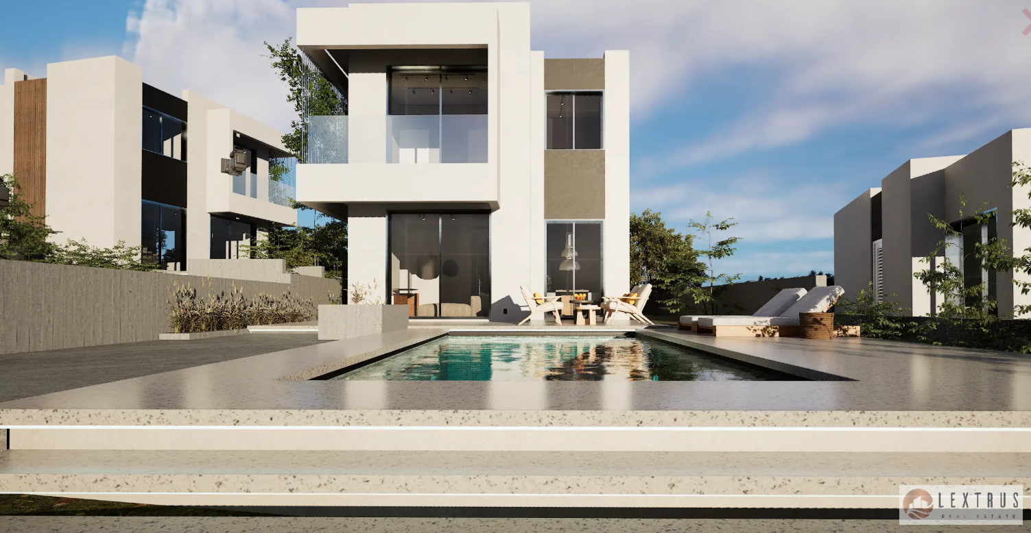 Spacious 2-storey 3-Bedroom Villa with pool in Paphos, Pegeia (10182)
