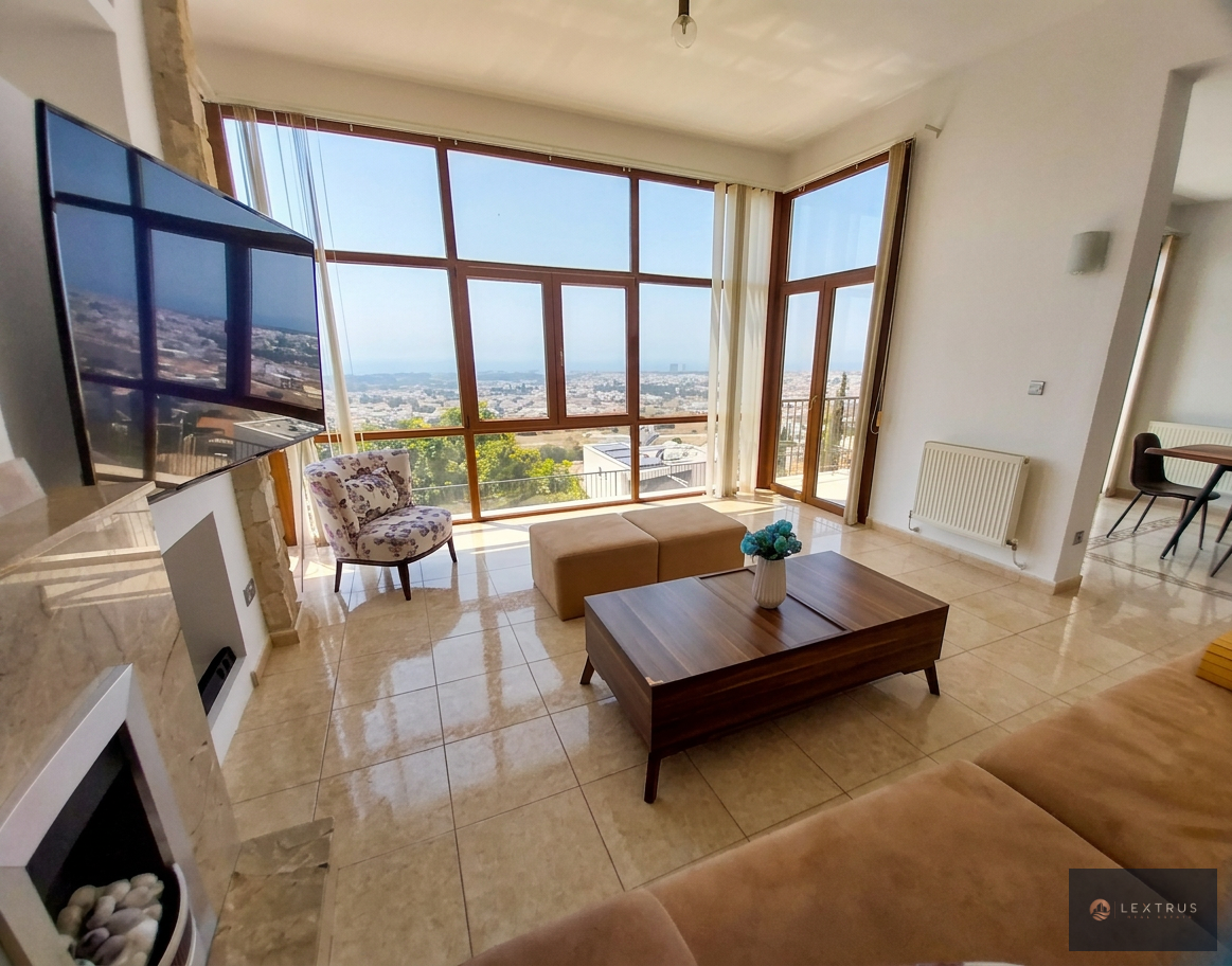 Luxury 3 Bedroom Villa with Panoramic View in Geroskipou, Paphos — for rent in Geroskipou, Paphos, Cyprus
