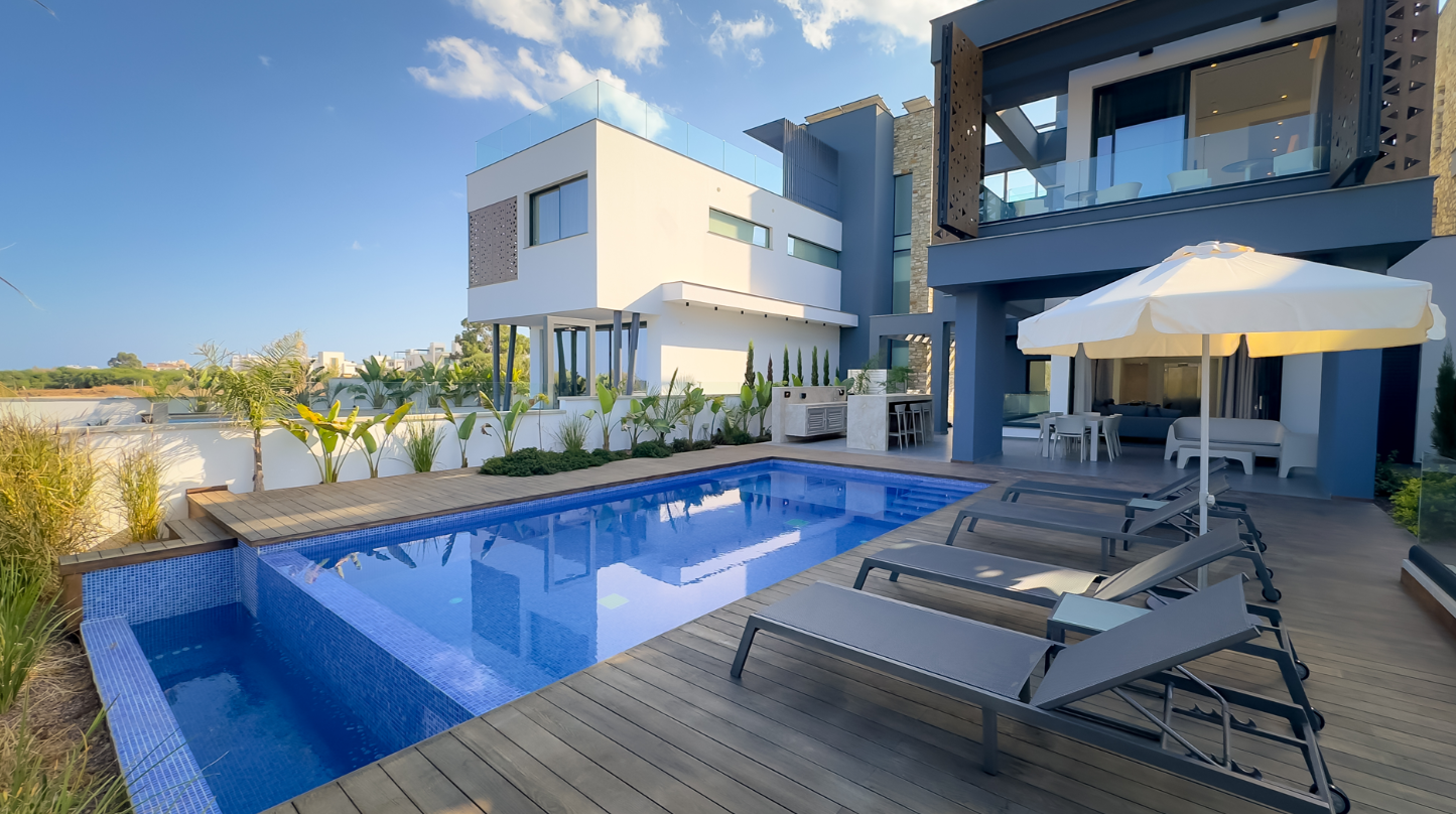4-Bedroom Villa with Private Pool & Roof Garden – Protaras, Famagusta