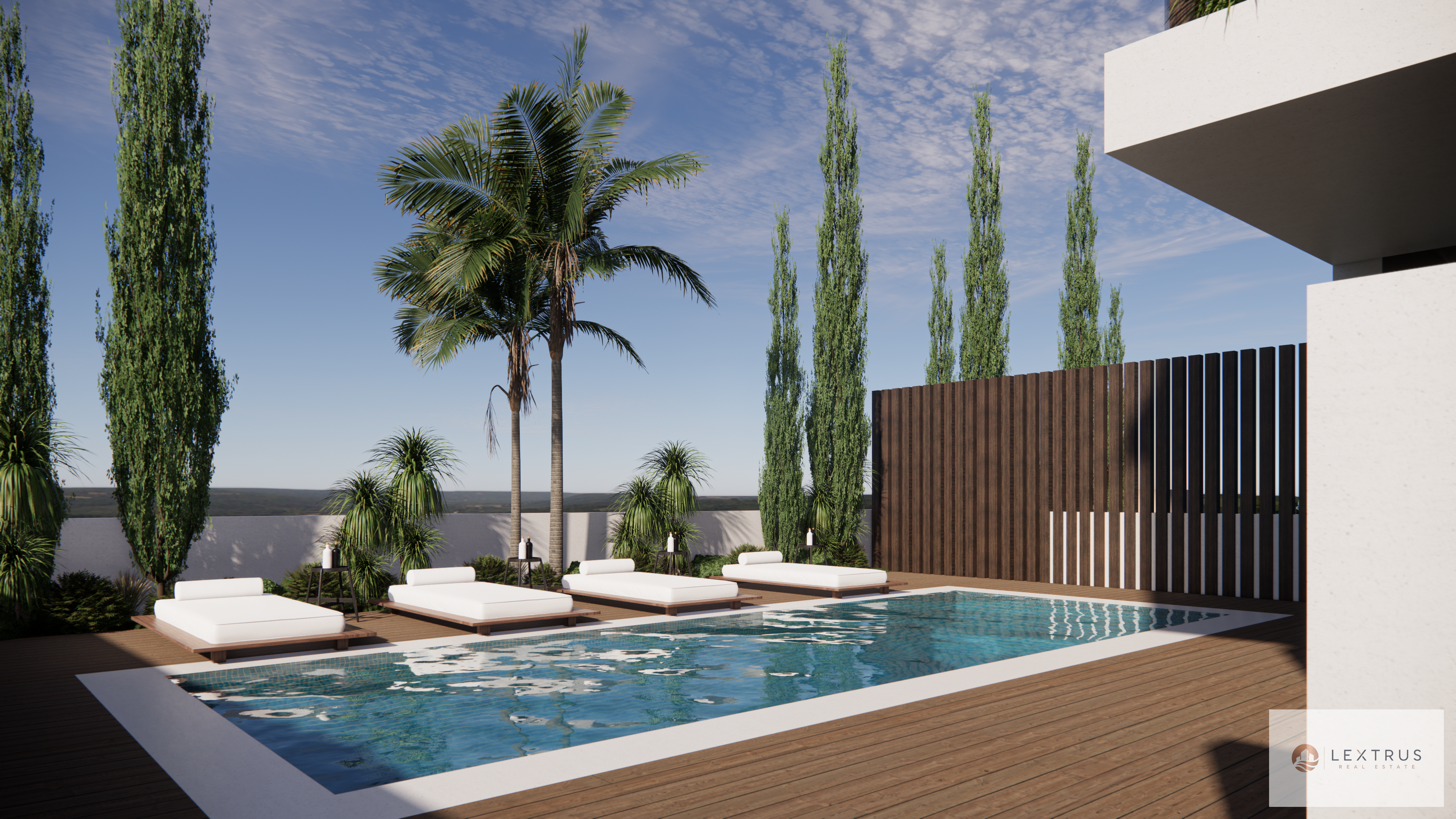 Luxury 3-Bedroom Penthouse with Private Pool & Sea Views – Universal, Paphos