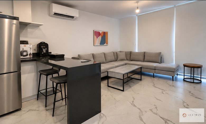 LUXURY 1 BEDROOM FLAT IN CHRYSOPOLITISSA, LARNACA — for rent in Larnaka - Chrysopolitissa, Larnaca, Cyprus