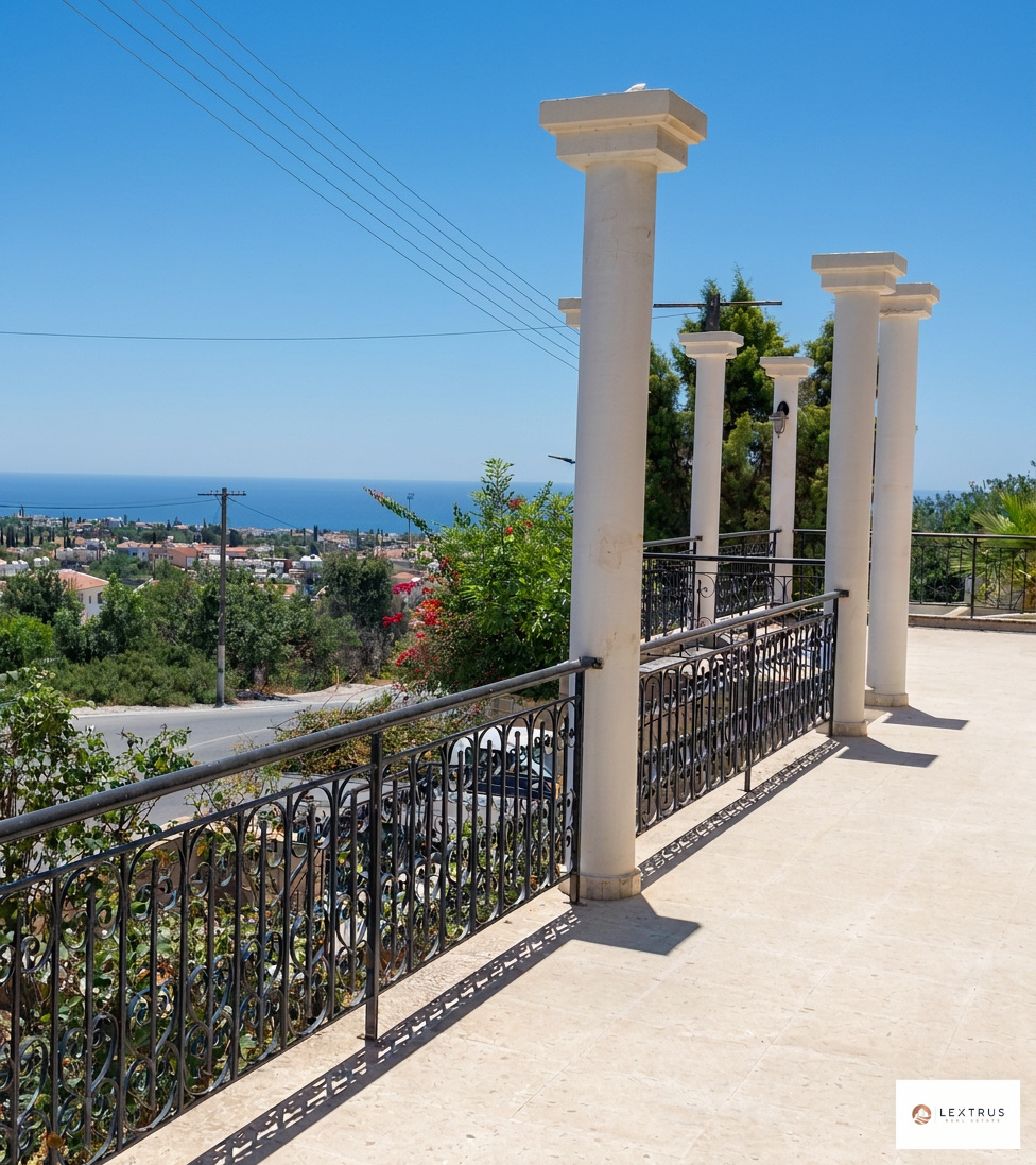 Spacious 4-bedroom House in Pegeia, with Sea View, optional private pool and garden — property for rent in Pegeia, Paphos, Cyprus