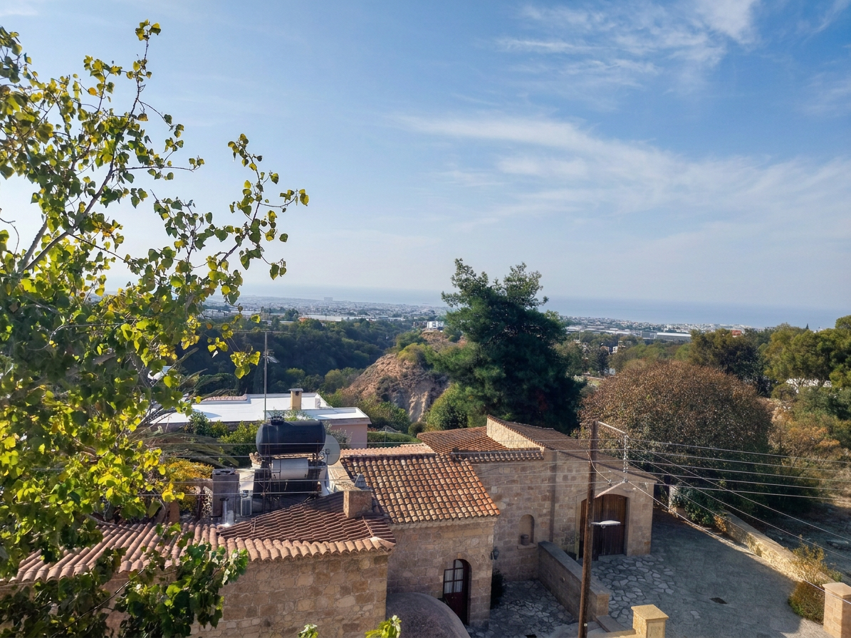 Spacious Furnished 4 Bedroom House with a View in Paphos, Tremithousa — for rent in Tremithousa, Paphos, Cyprus