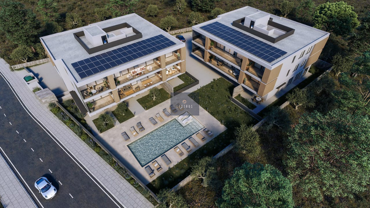 2 Bedroom Modern Mesogi Top Floor Apartment with Pool and Gym Access, Paphos — 78 m²